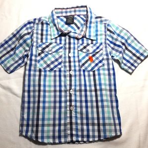 Boys' U.S. POLO ASSN Button Down Shirt.